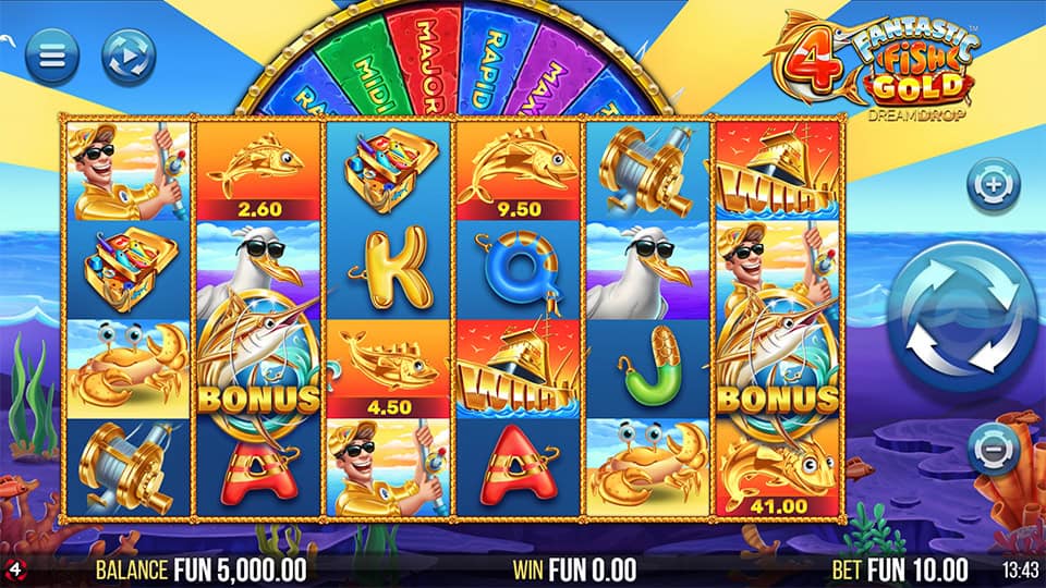 4 Fantastic Fish Gold Dream Drop slot