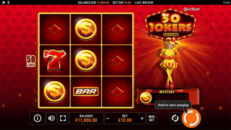 50 Jokers Hotfire slot