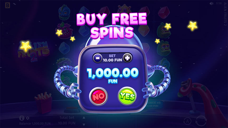 Alien Fruits 2 slot bonus buy