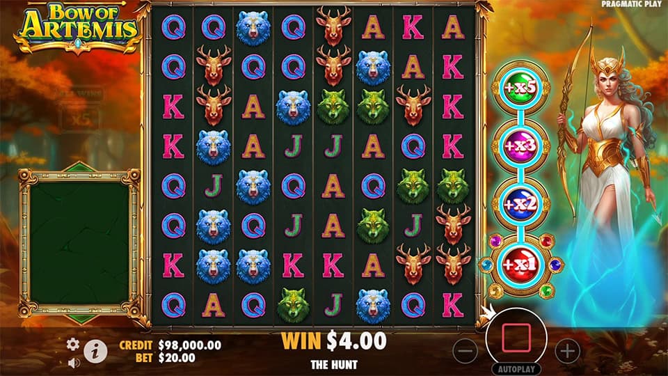 Bow of Artemis slot free spins