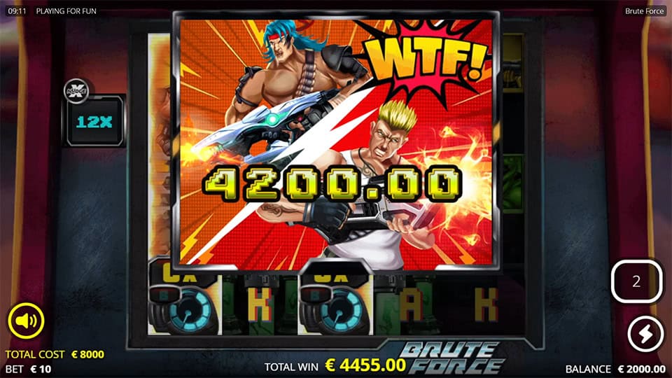 Brute Force slot big win