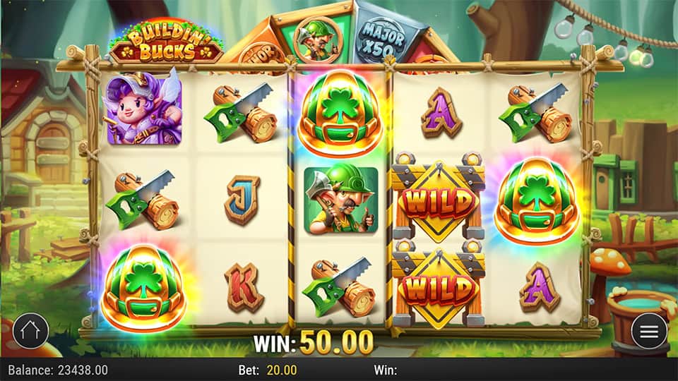 Buildin Bucks slot free spins