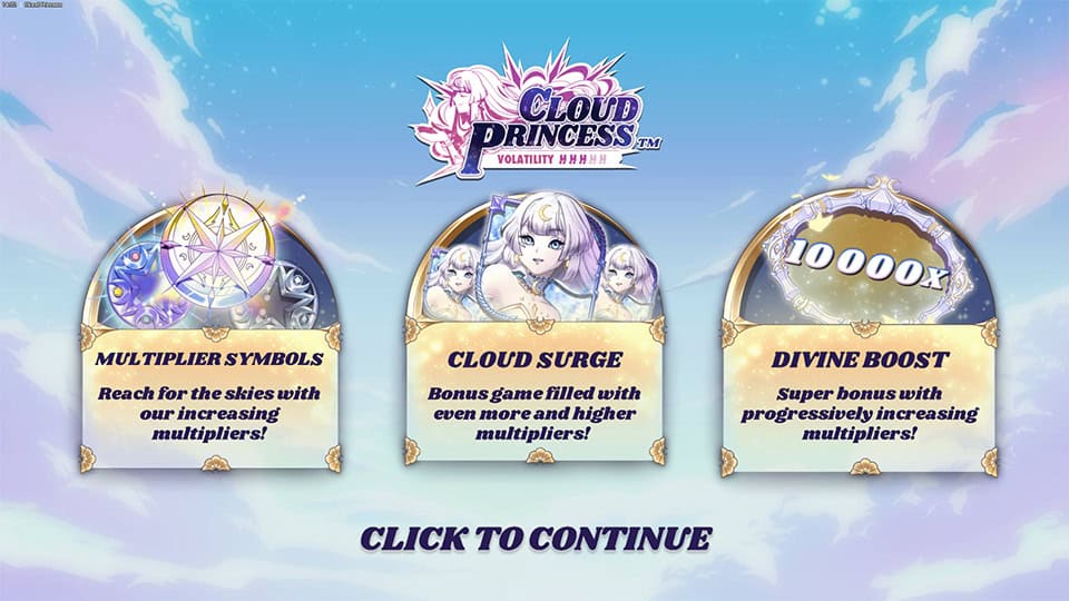 Cloud Princess slot features