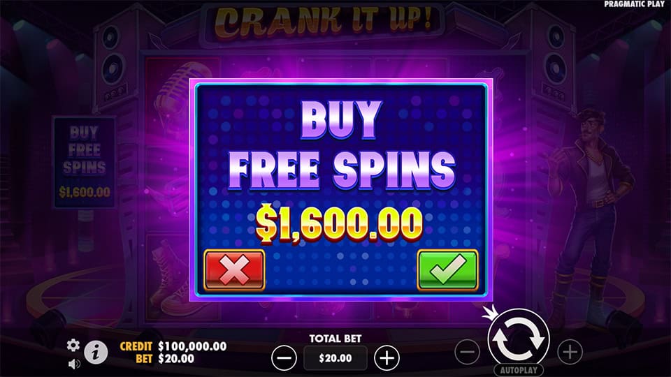 Crank It Up slot bonus buy