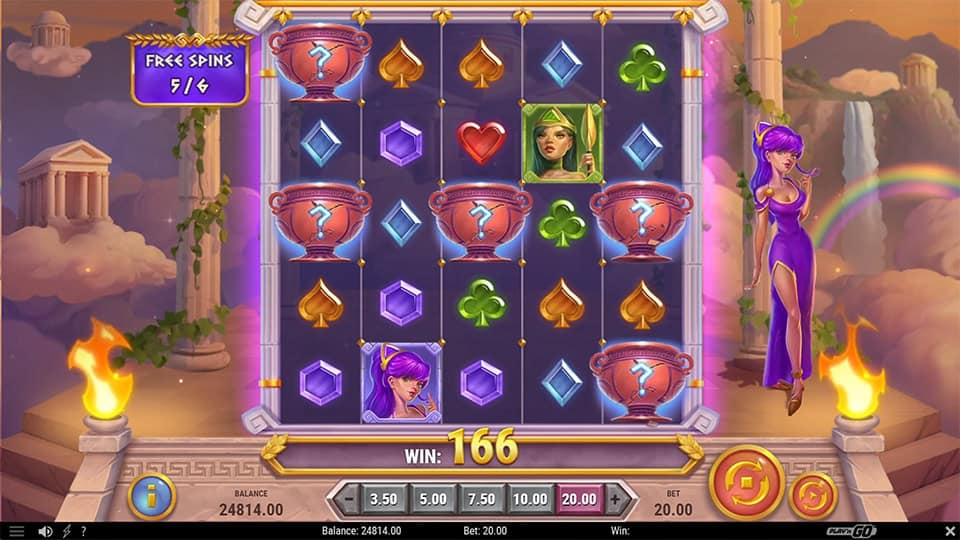 Divine Divas slot feature mystery symbol