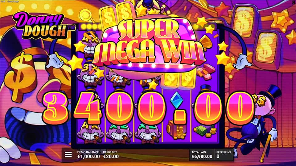 Donny Dough slot big win