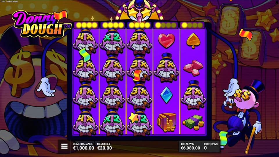 Donny Dough slot feature donnys hat symbol