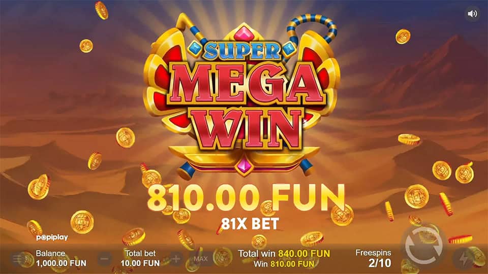 Echnaton Gold slot big win