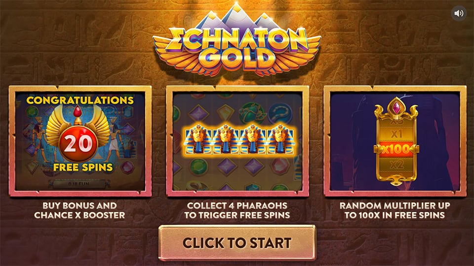 Echnaton Gold slot features