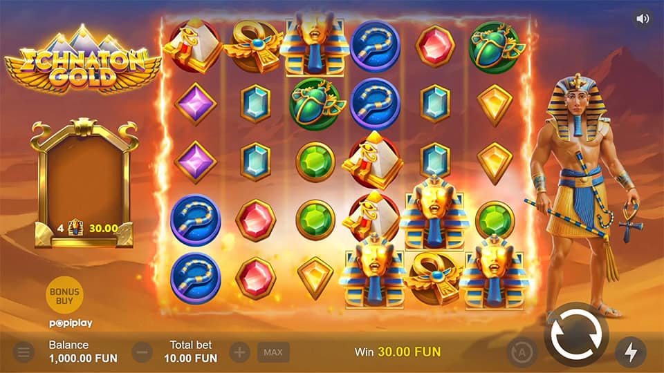 Echnaton Gold slot free spins