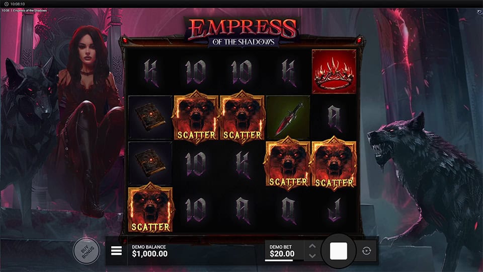 Empress of the Shadows slot free spins