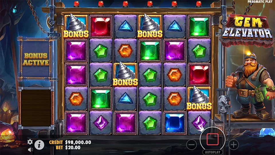 Gem Elevator slot free spins