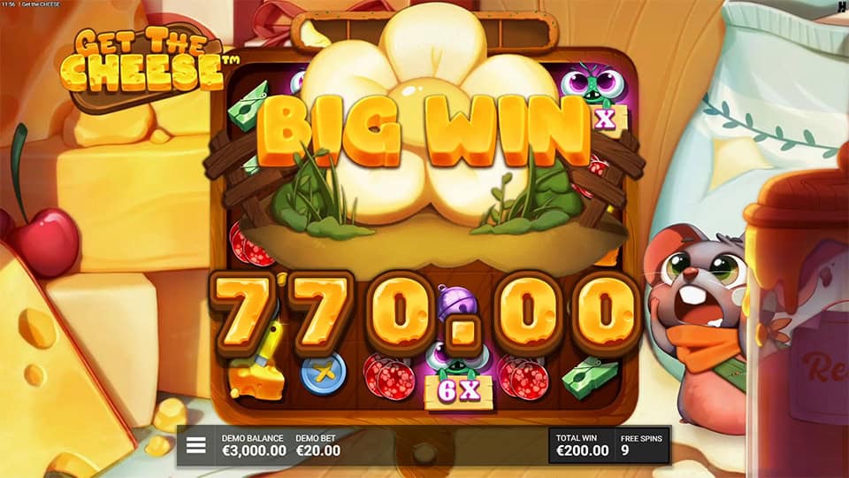 Get The Cheese slot big win