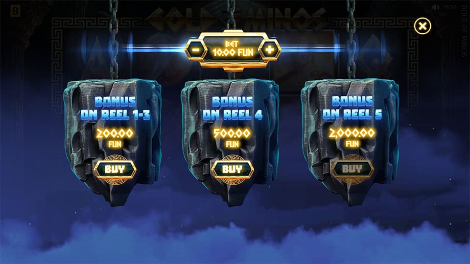 Gold of Minos slot bonus buy