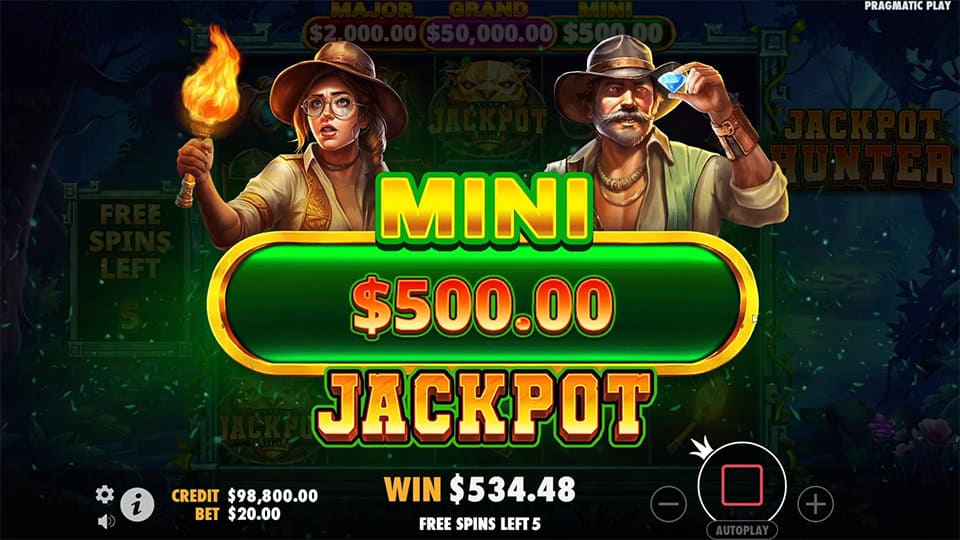 Jackpot Hunter slot big win