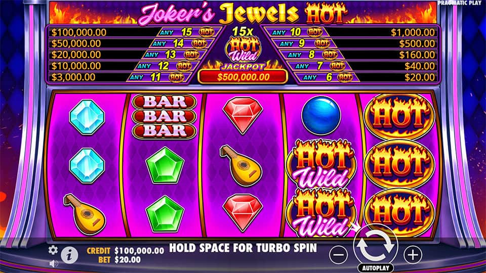 Jokers Jewels Hot slot