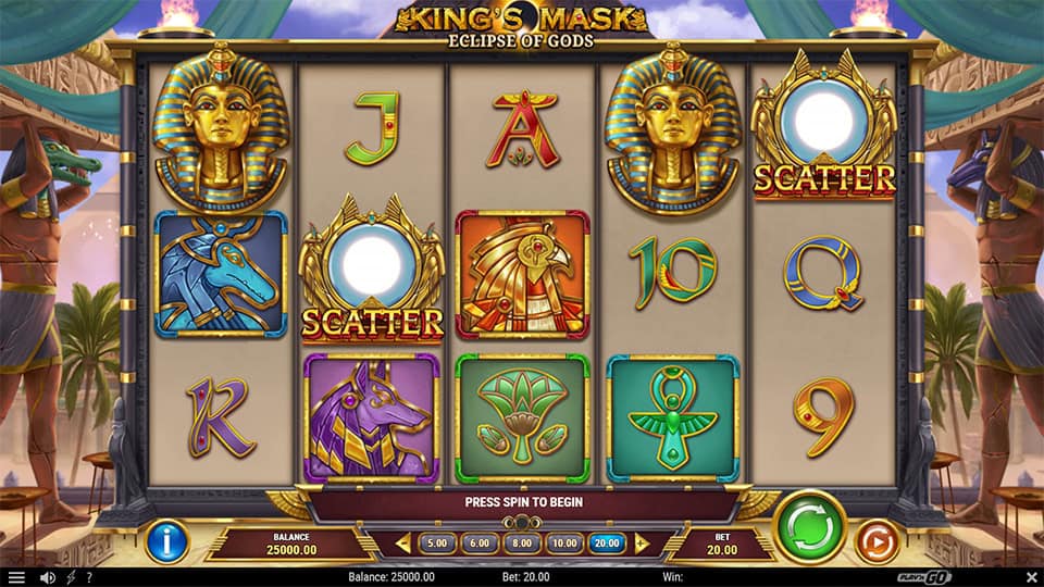 Kings Mask Eclipse of Gods slot