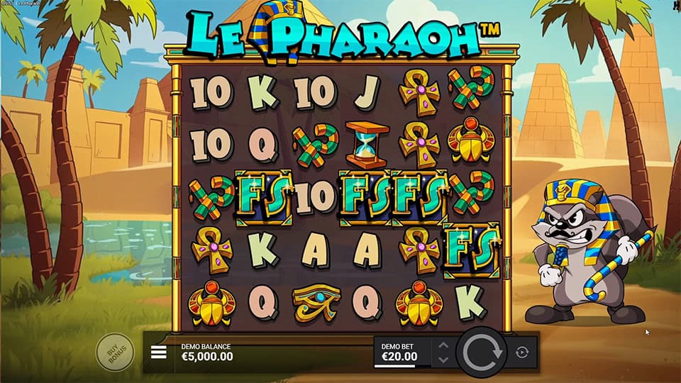 Le Pharaoh slot free spins