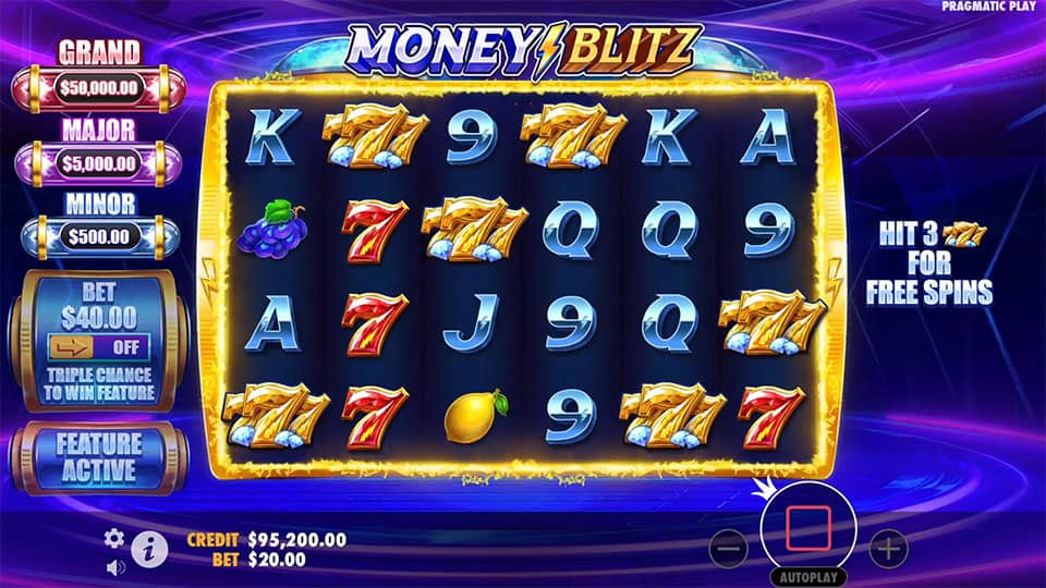 Money Blitz slot free spins