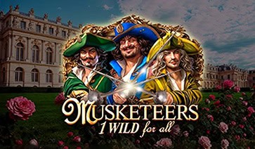 Musketeers 1 Wild For All slot cover image