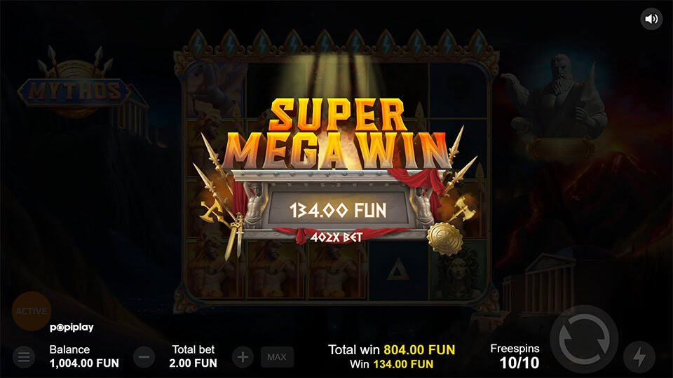 Mythos slot big win