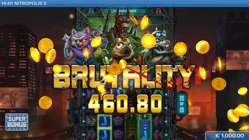 Nitropolis 5 slot big win