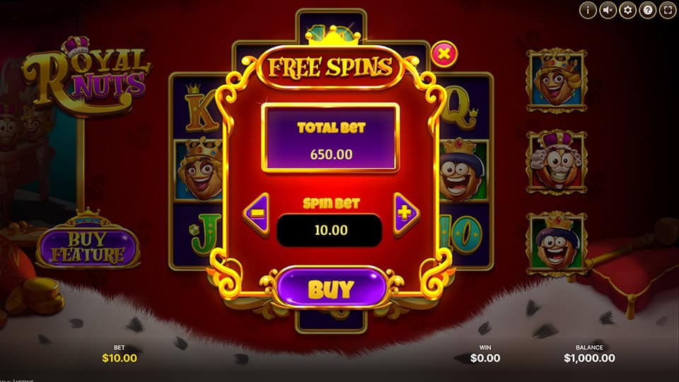 Royal Nuts slot bonus buy