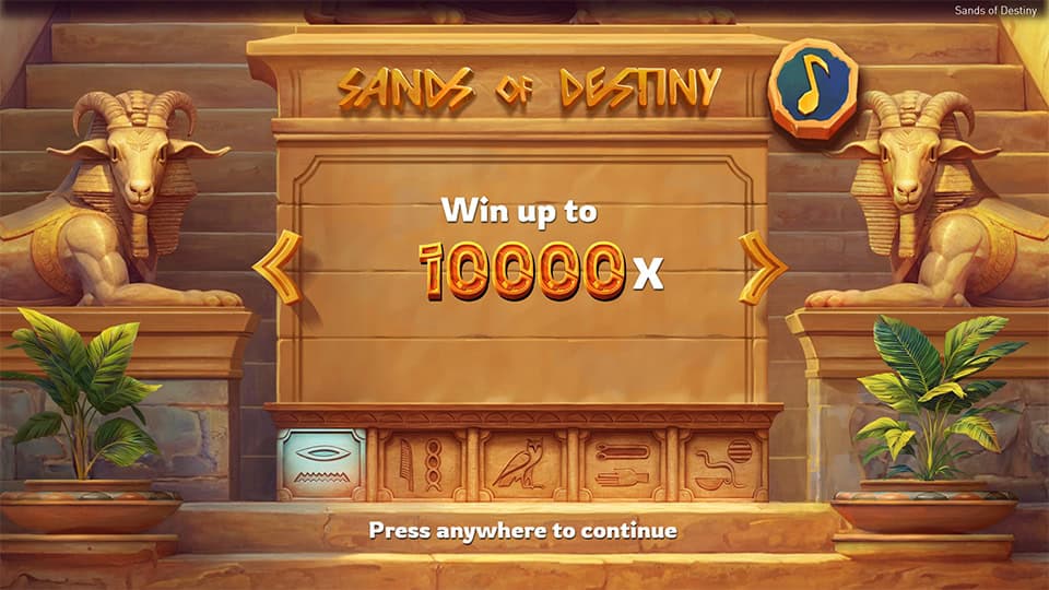 Sands of Destiny slot features