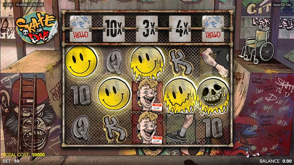 Skate or Die slot free spins