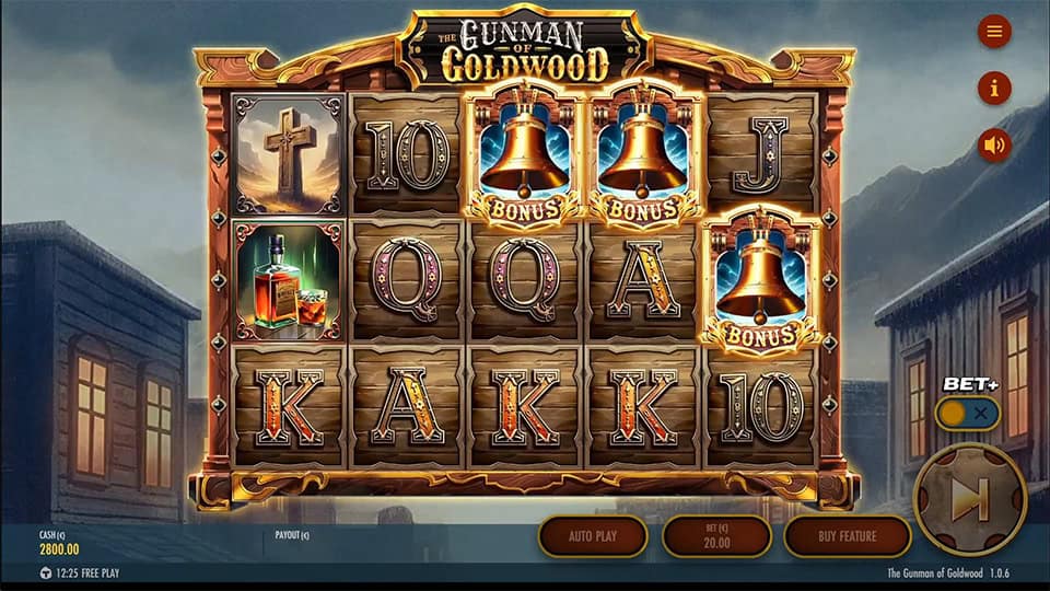 The Gunman of Goldwood slot free spins