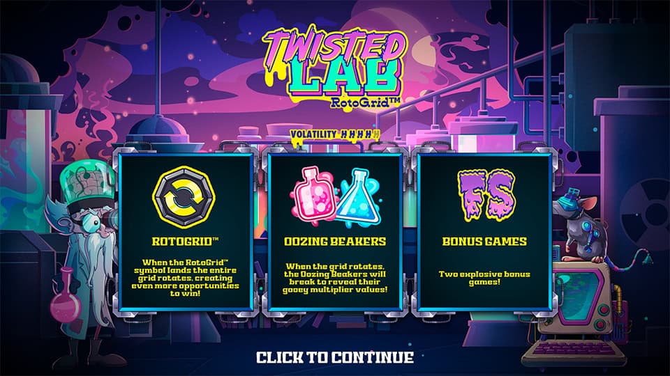 Twisted Lab RotoGrid slot features