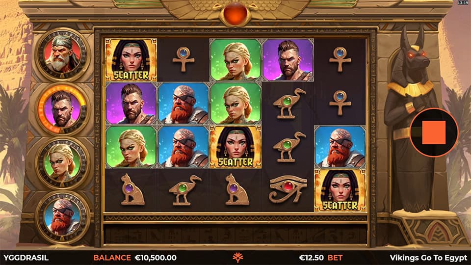 Vikings Go To Egypt Wild Fight slot free spins