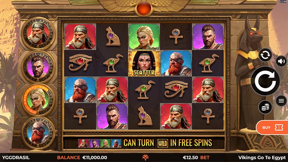 Vikings Go To Egypt Wild Fight slot