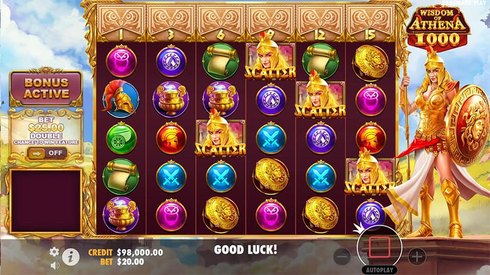 Wisdom of Athena 1000 slot free spins