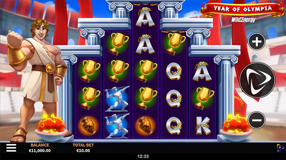 Year of Olympia WildEnergy slot