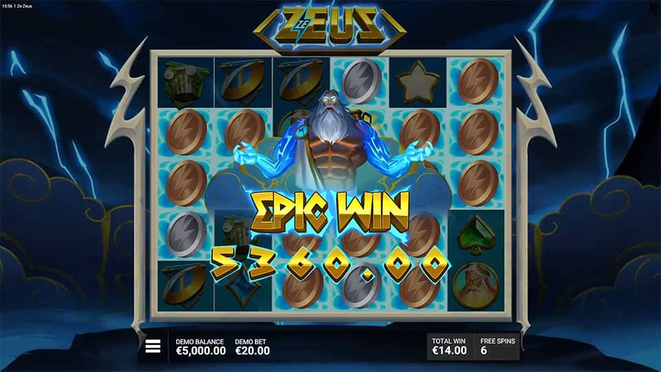 Ze Zeus slot big win