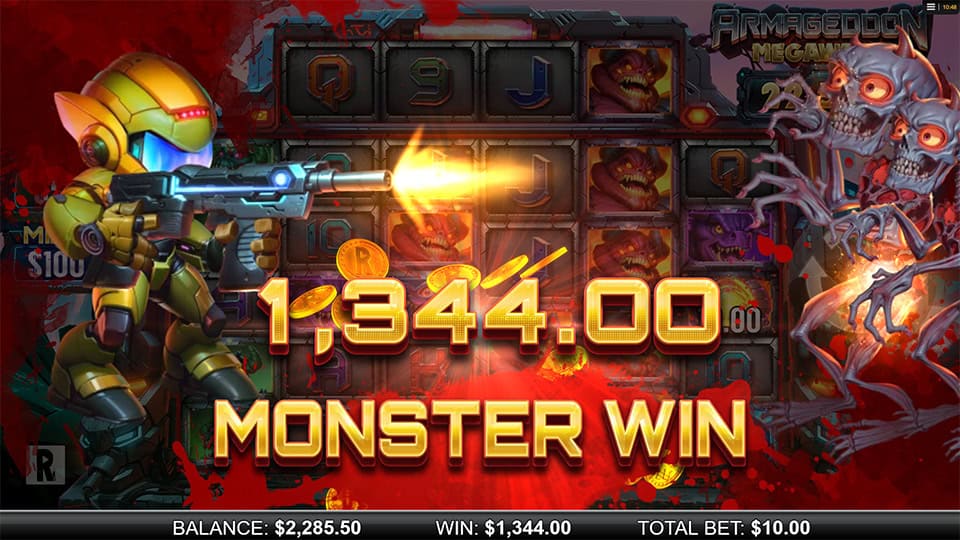 Armageddon Megaways slot big win