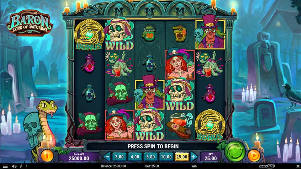 Baron Lord of Saturday slot