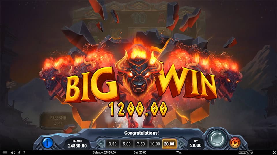 Beasts of Fire Maximum slot big win