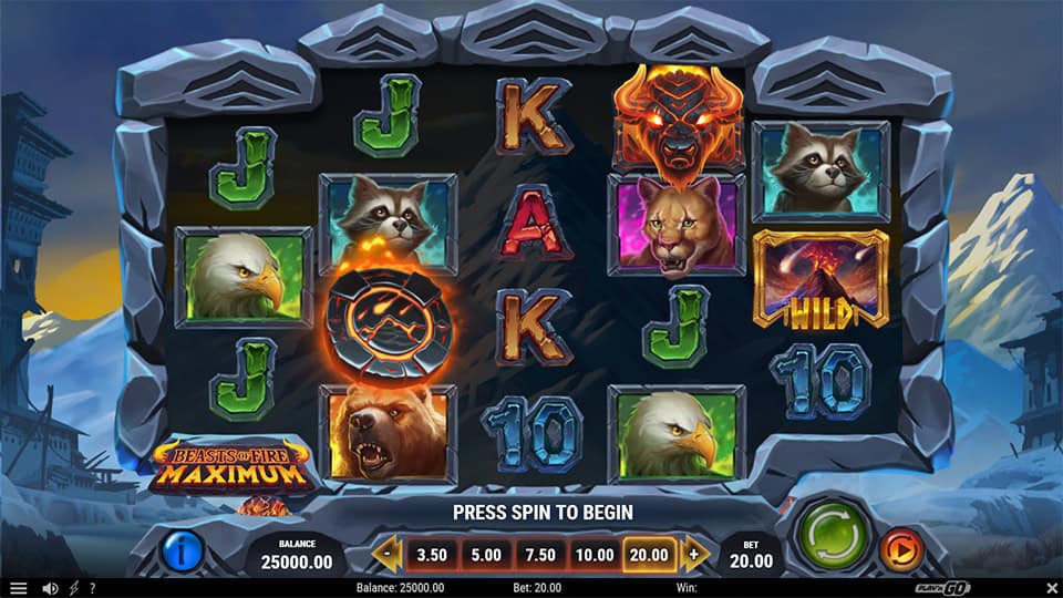 Beasts of Fire Maximum slot