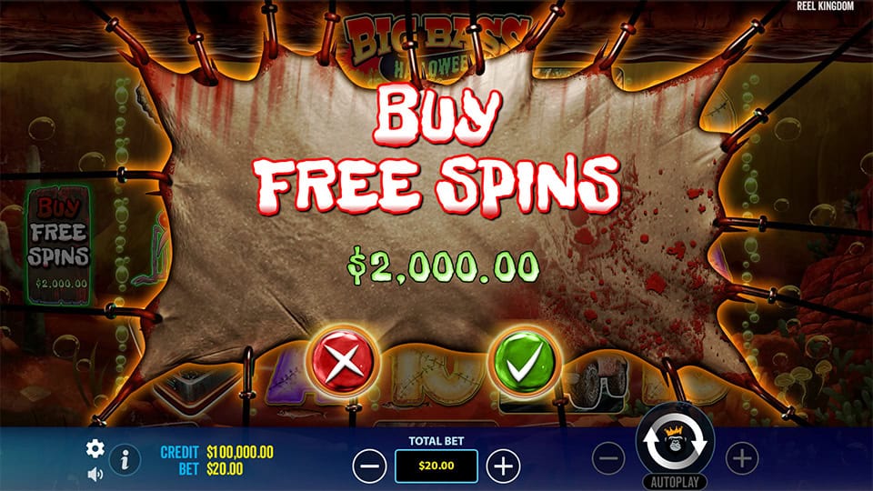 Big Bass Halloween 2 slot bonus buy