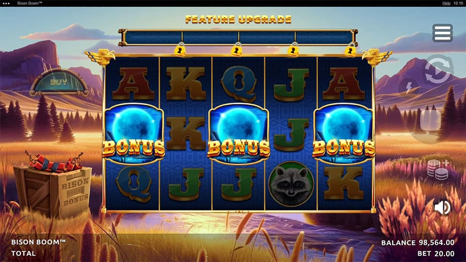 Bison Boom slot free spins