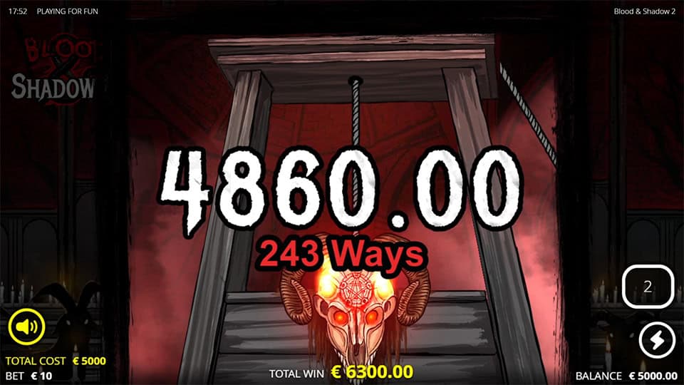 Blood Shadow 2 slot big win