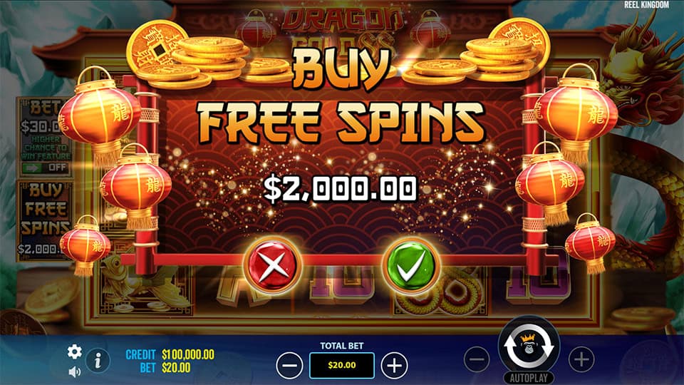 Dragon Gold 88 slot bonus buy