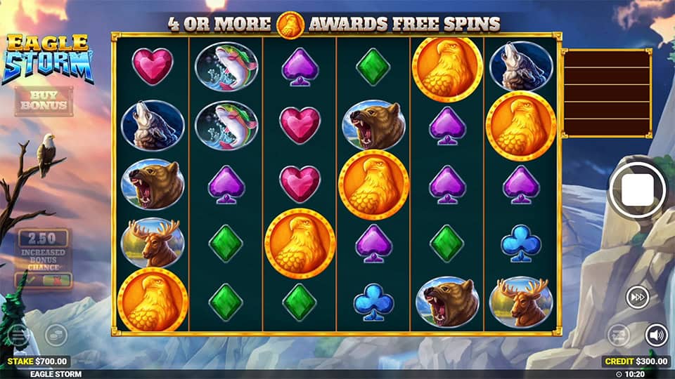 Eagle Storm slot free spins