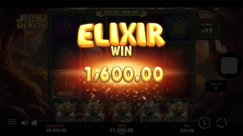 Elixir of Wealth slot big win