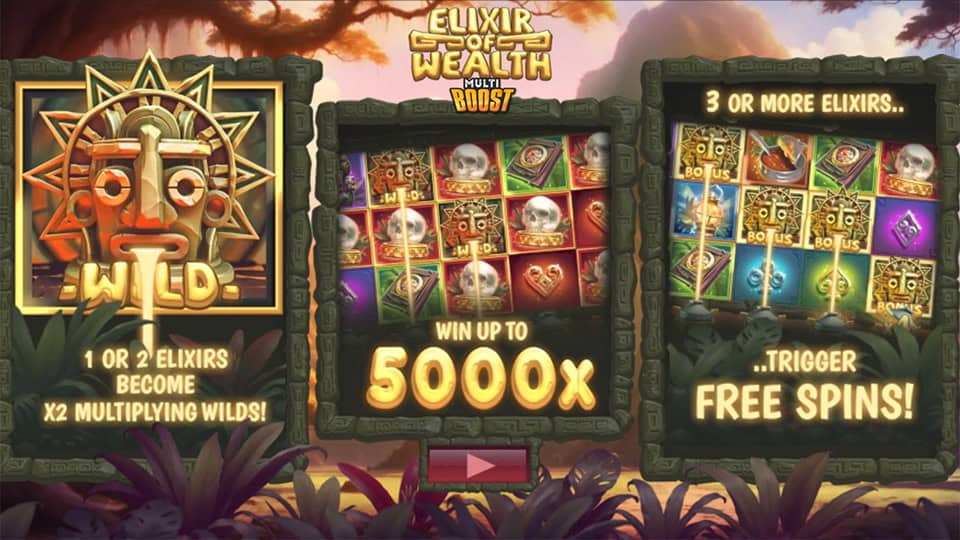 Elixir of Wealth slot features