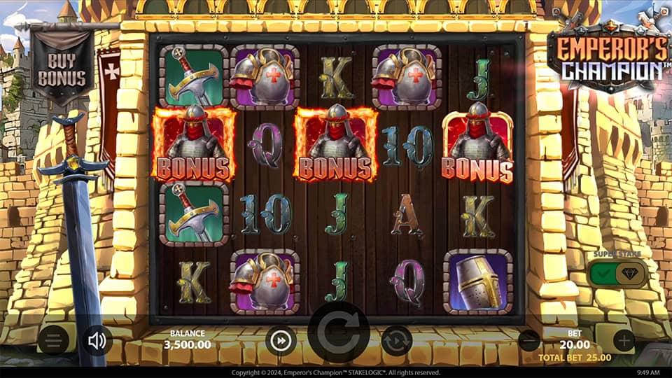 Emperors Champion slot free spins