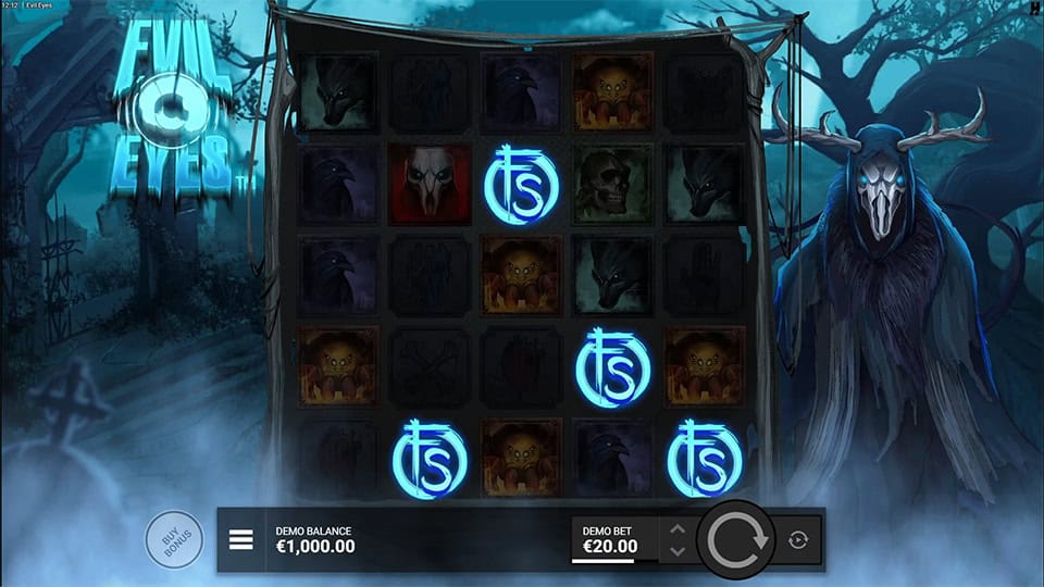 Evil Eyes slot free spins