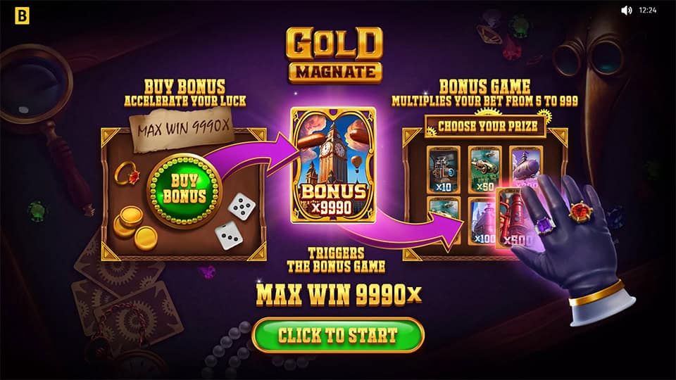 Gold Magnate slot bonus buy